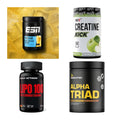 Wettkampfvorbereitung: ESN ISOCLEAR + MST Creatine + 2 weitere – alle enthaltenen Artikel