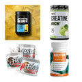 Wettkampfvorbereitung: ESN ISOCLEAR + MST Creatine + 2 weitere – alle enthaltenen Artikel
