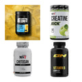 Wettkampfvorbereitung: ESN ISOCLEAR + MST Creatine + 2 weitere – alle enthaltenen Artikel