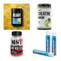 Wettkampfvorbereitung: ESN ISOCLEAR + MST Creatine + 2 weitere – alle enthaltenen Artikel