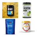 Wettkampfvorbereitung: ESN ISOCLEAR + MST Creatine + 2 weitere – alle enthaltenen Artikel