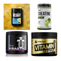 Wettkampfvorbereitung: ESN ISOCLEAR + MST Creatine + 2 weitere – alle enthaltenen Artikel