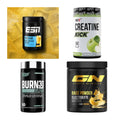 Wettkampfvorbereitung: ESN ISOCLEAR + MST Creatine + 2 weitere – alle enthaltenen Artikel