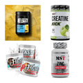 Wettkampfvorbereitung: ESN ISOCLEAR + MST Creatine + 2 weitere – alle enthaltenen Artikel