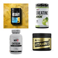Wettkampfvorbereitung: ESN ISOCLEAR + MST Creatine + 2 weitere – alle enthaltenen Artikel