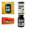 Wettkampfvorbereitung: ESN ISOCLEAR + MST Creatine + 2 weitere – alle enthaltenen Artikel