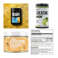 Wettkampfvorbereitung: ESN ISOCLEAR + MST Creatine + 2 weitere – alle enthaltenen Artikel