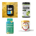 Wettkampfvorbereitung: ESN ISOCLEAR + MST Creatine + 2 weitere – alle enthaltenen Artikel