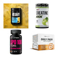 Wettkampfvorbereitung: ESN ISOCLEAR + MST Creatine + 2 weitere – alle enthaltenen Artikel