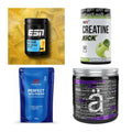 Wettkampfvorbereitung: ESN ISOCLEAR + MST Creatine + 2 weitere – alle enthaltenen Artikel