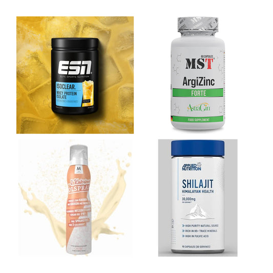 Wettkampfvorbereitung: ESN ISOCLEAR + MST ArgiZinc + 2 weitere – alle enthaltenen Artikel