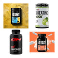 Wettkampfvorbereitung: ESN ISOCLEAR + MST Creatine + 2 weitere – alle enthaltenen Artikel
