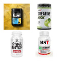 Wettkampfvorbereitung: ESN ISOCLEAR + MST Creatine + 2 weitere – alle enthaltenen Artikel