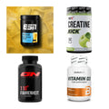 Wettkampfvorbereitung: ESN ISOCLEAR + MST Creatine + 2 weitere – alle enthaltenen Artikel