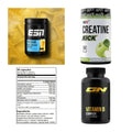 Wettkampfvorbereitung: ESN ISOCLEAR + MST Creatine + 2 weitere – alle enthaltenen Artikel