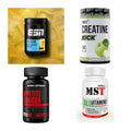 Wettkampfvorbereitung: ESN ISOCLEAR + MST Creatine + 2 weitere – alle enthaltenen Artikel