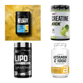 Wettkampfvorbereitung: ESN ISOCLEAR + MST Creatine + 2 weitere – alle enthaltenen Artikel