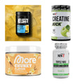 Wettkampfvorbereitung: ESN ISOCLEAR + MST Creatine + 2 weitere – alle enthaltenen Artikel