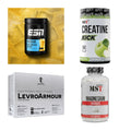 Wettkampfvorbereitung: ESN ISOCLEAR + MST Creatine + 2 weitere – alle enthaltenen Artikel