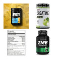 Wettkampfvorbereitung: ESN ISOCLEAR + MST Creatine + 2 weitere – alle enthaltenen Artikel