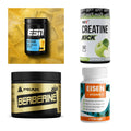 Wettkampfvorbereitung: ESN ISOCLEAR + MST Creatine + 2 weitere – alle enthaltenen Artikel