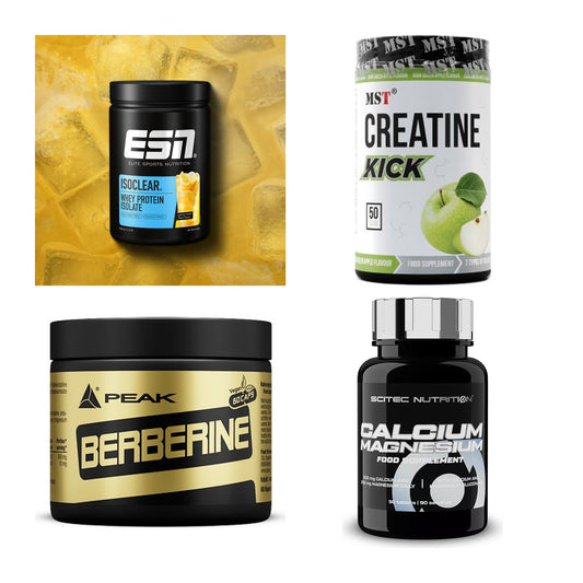 Competition preparation: ESN ISOCLEAR + MST Creatine + 2 others - all items included