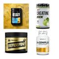 Wettkampfvorbereitung: ESN ISOCLEAR + MST Creatine + 2 weitere – alle enthaltenen Artikel