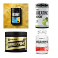 Wettkampfvorbereitung: ESN ISOCLEAR + MST Creatine + 2 weitere – alle enthaltenen Artikel