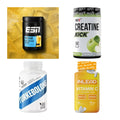 Wettkampfvorbereitung: ESN ISOCLEAR + MST Creatine + 2 weitere – alle enthaltenen Artikel
