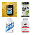 Wettkampfvorbereitung: ESN ISOCLEAR + MST Creatine + 2 weitere – alle enthaltenen Artikel