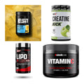 Wettkampfvorbereitung: ESN ISOCLEAR + MST Creatine + 2 weitere – alle enthaltenen Artikel