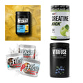 Wettkampfvorbereitung: ESN ISOCLEAR + MST Creatine + 2 weitere – alle enthaltenen Artikel