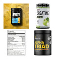 Wettkampfvorbereitung: ESN ISOCLEAR + MST Creatine + 2 weitere – alle enthaltenen Artikel