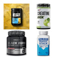 Wettkampfvorbereitung: ESN ISOCLEAR + MST Creatine + 2 weitere – alle enthaltenen Artikel