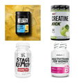 Wettkampfvorbereitung: ESN ISOCLEAR + MST Creatine + 2 weitere – alle enthaltenen Artikel