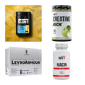 Wettkampfvorbereitung: ESN ISOCLEAR + MST Creatine + 2 weitere – alle enthaltenen Artikel