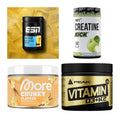 Wettkampfvorbereitung: ESN ISOCLEAR + MST Creatine + 2 weitere – alle enthaltenen Artikel