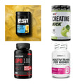 Wettkampfvorbereitung: ESN ISOCLEAR + MST Creatine + 2 weitere – alle enthaltenen Artikel