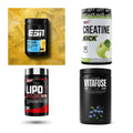 Wettkampfvorbereitung: ESN ISOCLEAR + MST Creatine + 2 weitere – alle enthaltenen Artikel