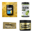 Wettkampfvorbereitung: ESN ISOCLEAR + MST Creatine + 2 weitere – alle enthaltenen Artikel