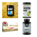Wettkampfvorbereitung: ESN ISOCLEAR + MST Creatine + 2 weitere – alle enthaltenen Artikel