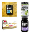 Wettkampfvorbereitung: ESN ISOCLEAR + MST Creatine + 2 weitere – alle enthaltenen Artikel