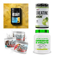 Wettkampfvorbereitung: ESN ISOCLEAR + MST Creatine + 2 weitere – alle enthaltenen Artikel