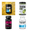 Wettkampfvorbereitung: ESN ISOCLEAR + MST Creatine + 2 weitere – alle enthaltenen Artikel