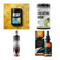 Wettkampfvorbereitung: ESN ISOCLEAR + MST Creatine + 2 weitere – alle enthaltenen Artikel