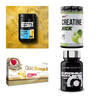 Wettkampfvorbereitung: ESN ISOCLEAR + MST Creatine + 2 weitere