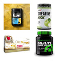 Wettkampfvorbereitung: ESN ISOCLEAR + MST Creatine + 2 weitere – alle enthaltenen Artikel