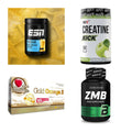 Wettkampfvorbereitung: ESN ISOCLEAR + MST Creatine + 2 weitere – alle enthaltenen Artikel