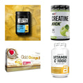 Wettkampfvorbereitung: ESN ISOCLEAR + MST Creatine + 2 weitere – alle enthaltenen Artikel