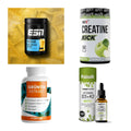 Wettkampfvorbereitung: ESN ISOCLEAR + MST Creatine + 2 weitere – alle enthaltenen Artikel